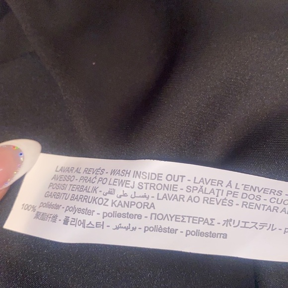 Zara woman combination satin effect tops sleeveless blouse in size xl nwt - Picture 8 of 9